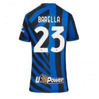 Maglia Calcio Inter Milan Nicolo Barella #23 Prima Divisa Donna 2024-25 Manica Corta